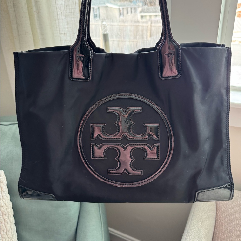 Tory Burch Black Tote Bag - Ella (medium)